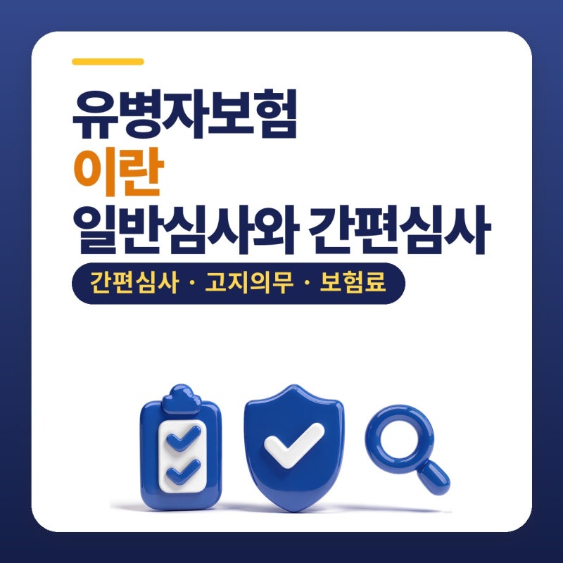 유병자보험이란 유병자보험가입 전 일반심사와 간편심사 차이 알아본 후기