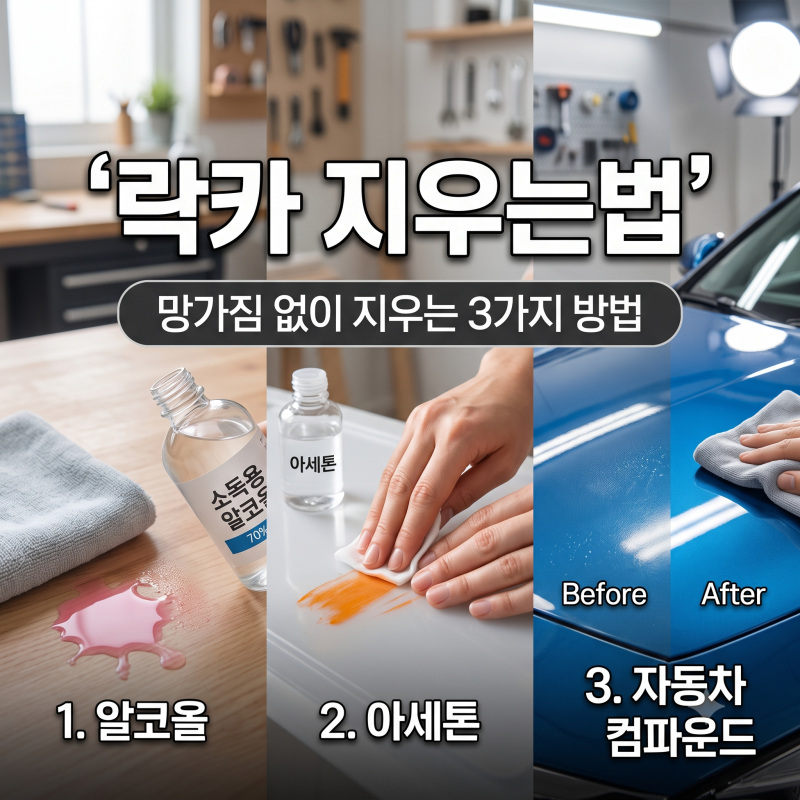 락카 지우는법 옷 손 자동차 도장면 망가짐 없이 지우는 3가지 방법