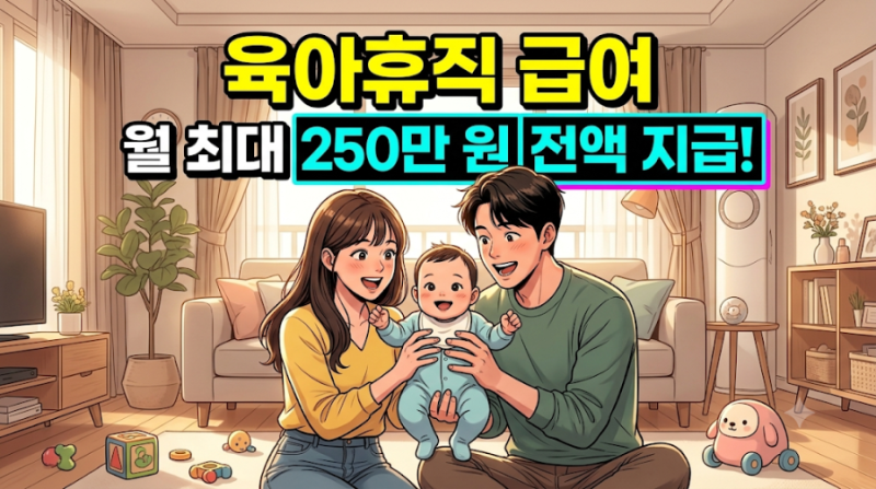 월 최대 250만 원? 개편된 육아휴직 급여 상한액 기준과 부모 맞돌봄 지원금 신청 체크리스트