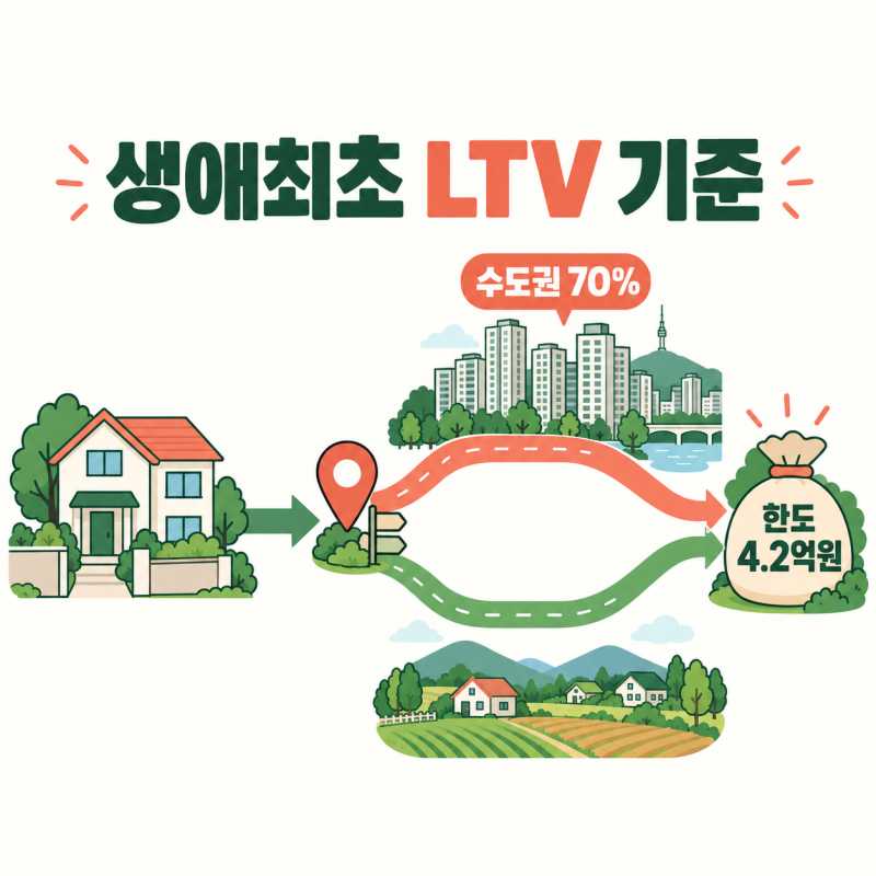 보금자리론 생애최초, LTV 80%는 어디까지 적용될까