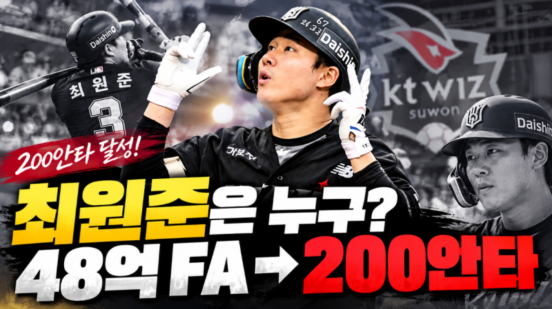 야구선수 최원준 프로필, 나이·연봉·FA 48억부터 200안타까지