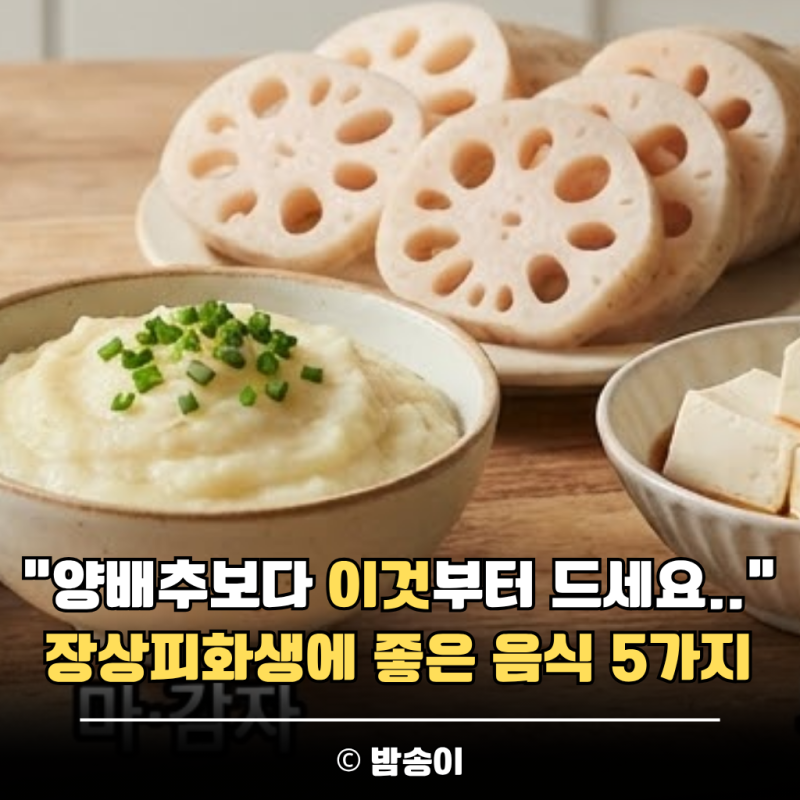 “양배추보다 이것부터 드세요..” 장상피화생에 좋은 음식 5가지