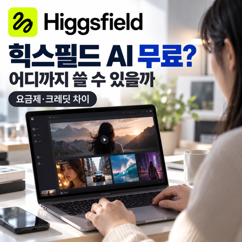 힉스필드 AI 무료로 쓸 수 있을까? 요금제 가격·크레딧 차이까지