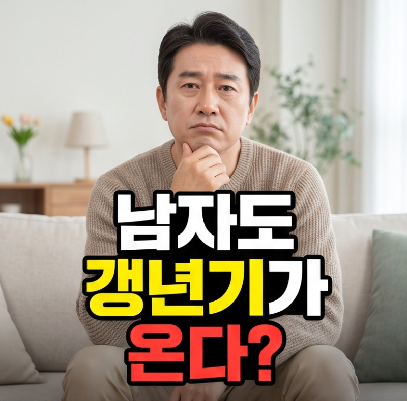 "남자도 갱년기가 온다?" 남자 갱년기 증상 놓치기 쉬운 신호