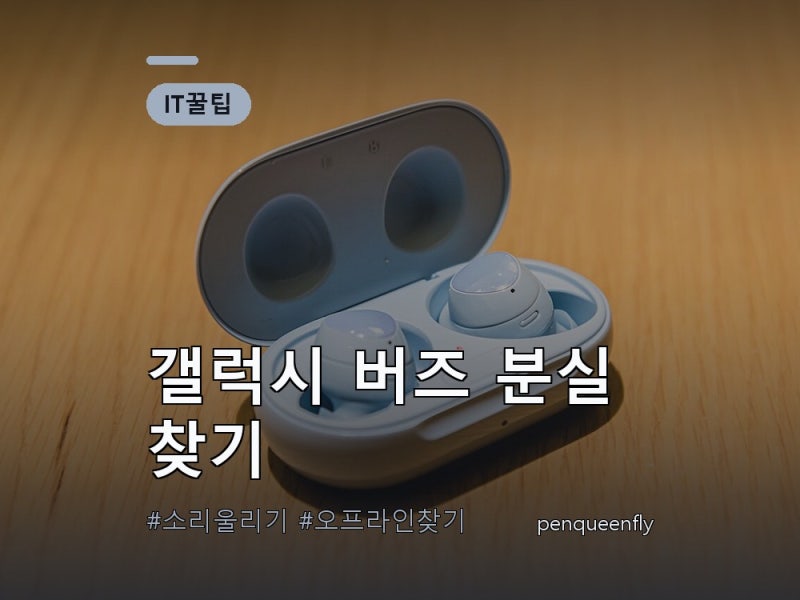 갤럭시 버즈 잃어버렸을 때 찾는 법 | 소리 울리기와 오프라인 찾기, 한쪽만 분실했다면
