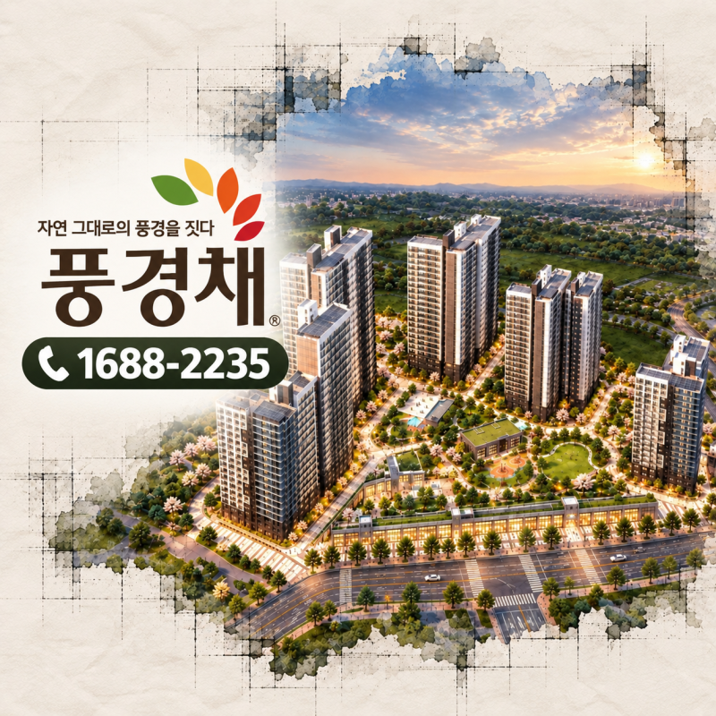 평택 고덕 제일풍경채, 5억 대 분양가에 계약조건까지 비교해 봤습니다