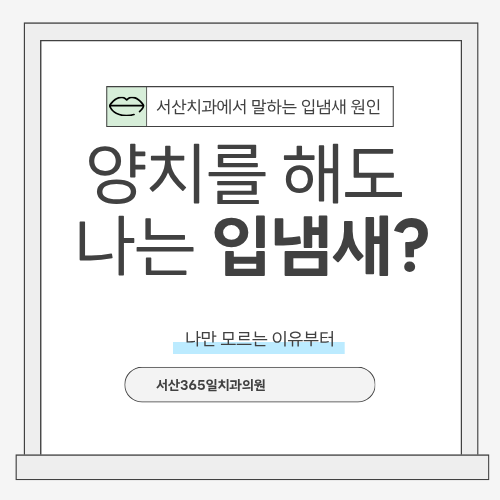 동문동치과 입냄새 원인, 양치를 해도 계속 나는 진짜 이유