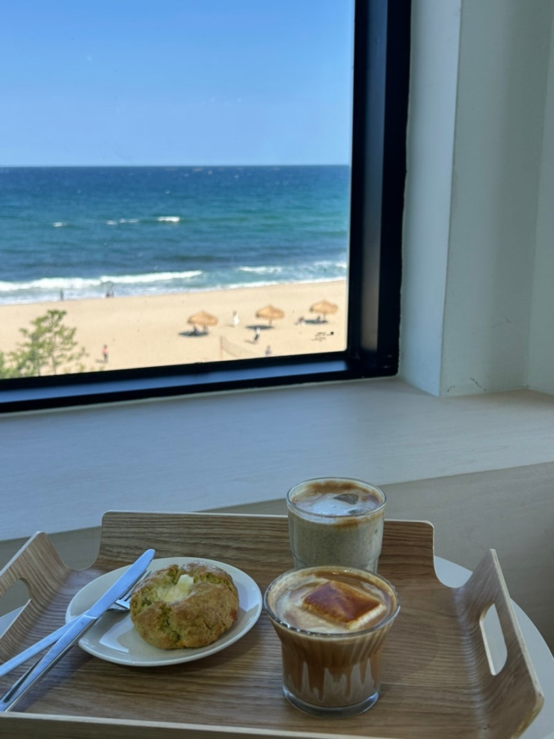 양양 카페 추천 하조대커피 낙산점 :: 양양 낙산 오션뷰 카페 추천 :: 양양 커피 맛집