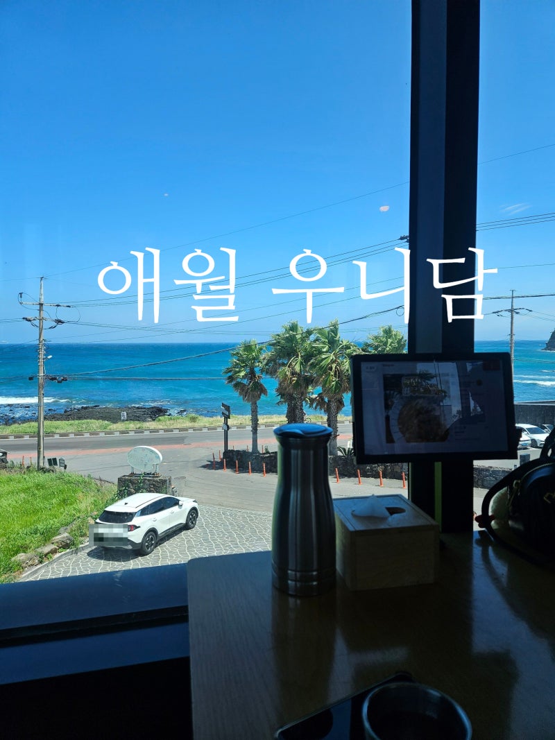 제주 애월 성게미역국 우니담 바다 보며 먹은 전복솥밥 세트