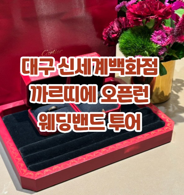 W5. 대구 신세계 웨딩밴드 투어｜다미아니/불가리/까르띠에/티파니앤코 실착 비교 후기