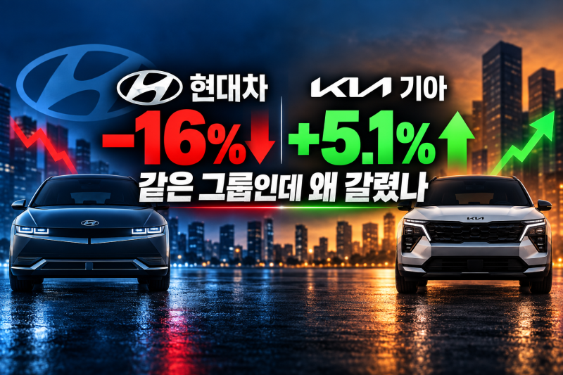 현대차 -16%, 기아 +5.1%…같은 그룹인데 9월 판매는 왜 정반대로 갈렸나