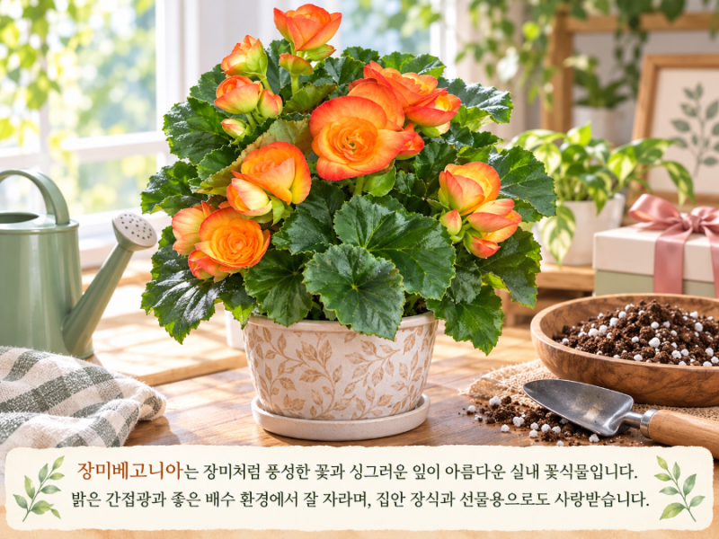 장미처럼 피어나는 장미베고니아(Rieger Begonia) — 이름, 약리 성분과 효능, 재배법 및 활용법 ....