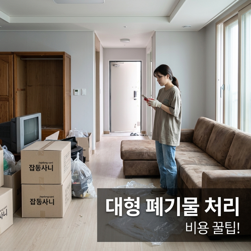 아파트 폐기물 처리 비용 최신 기준 및 대형 폐기물 스티커 수수료 총정리