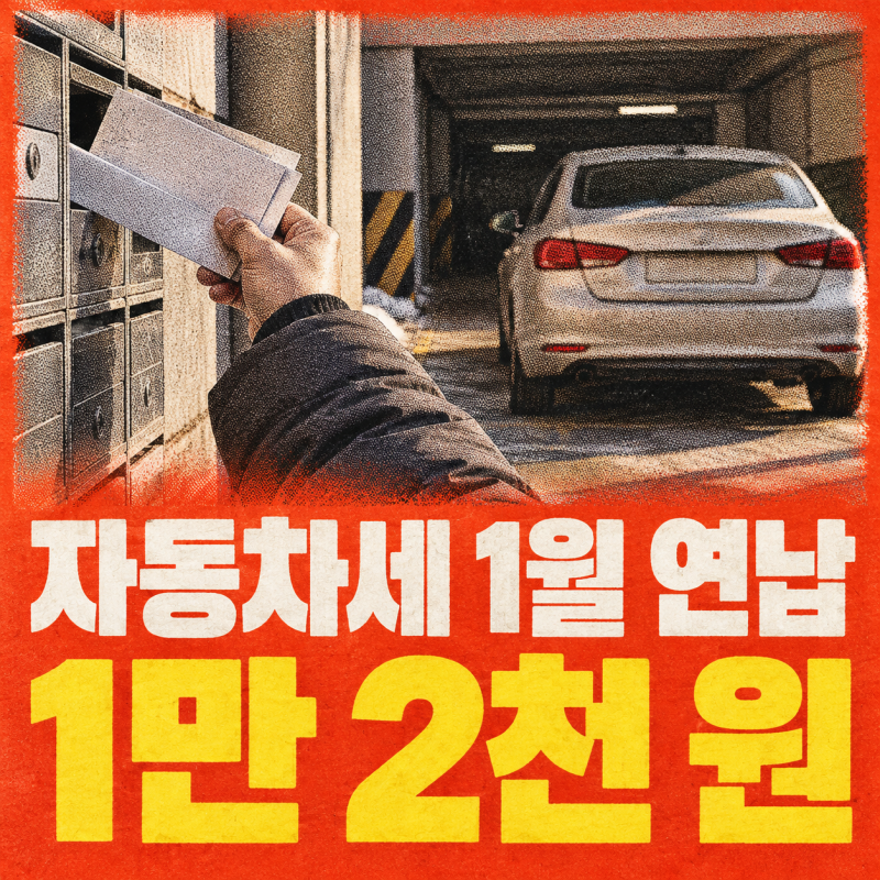 자동차세 계산 2026 아반떼급 4년 탄 차 1월에 연납하면 얼마 아낄까