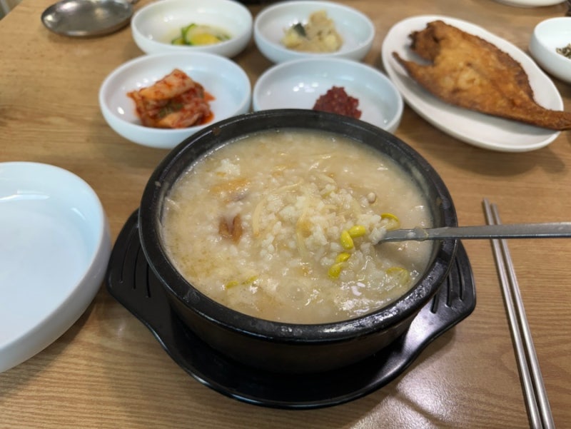양양 맛집 감나무식당 오픈런 황태국밥