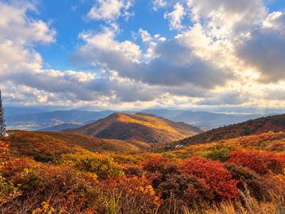 지리산 노고단, 거센 바람