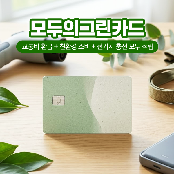 전기차 충전도 적립되는 모두의그린카드, 교통비 환급 혜택 어디까지?