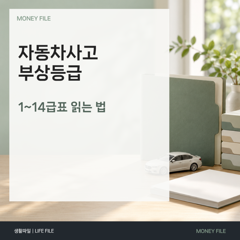 자동차사고 부상등급 1~14급표｜진단명별 차이·책임보험 한도