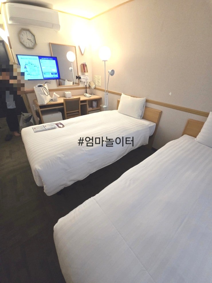 토요코인 부산역1 무조건 트윈룸으로~ 가져갈 필요없는 물건.