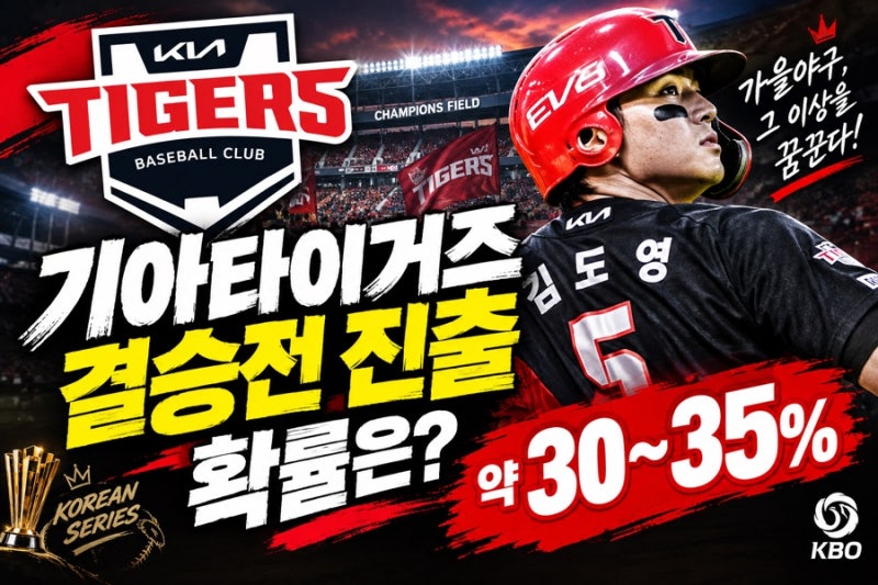 KIA 타이거즈의 한국시리즈 진출 가능성은