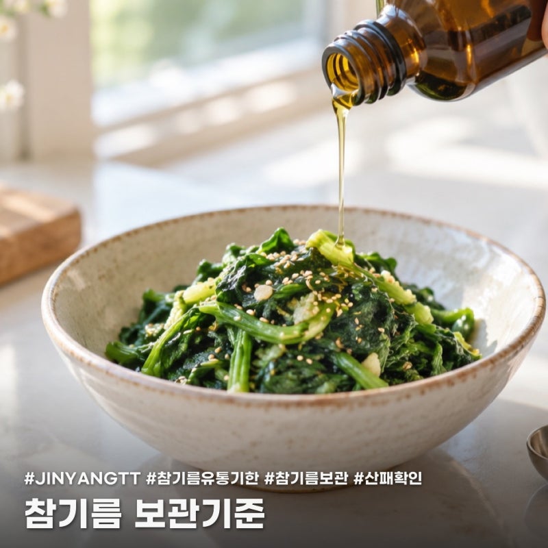 참기름유통기한 지났다면? 개봉 전후 버리는 기준과 산패 확인법