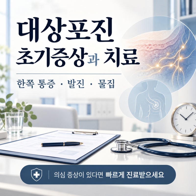 대상포진 초기증상, 전염과 치료기간부터 예방접종까지