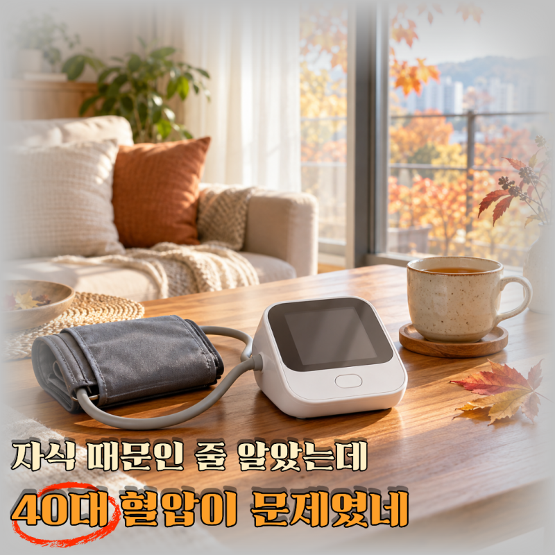 자식 때문인 줄 알았는데, 40대부터 혈압은 진짜 다르게 반응합니다