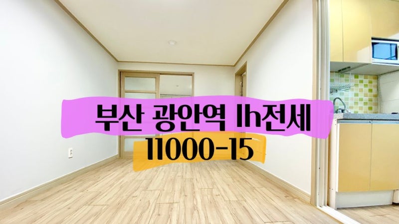 부산 lh전세임대/수영구 lh전세 임대/광안동 LH전세/광안역 투룸 LH전세