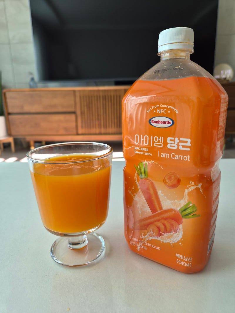 당근 거부감 제로! 보넬드 아이엠당근 NFC 착즙 주스 솔직 맛 평가