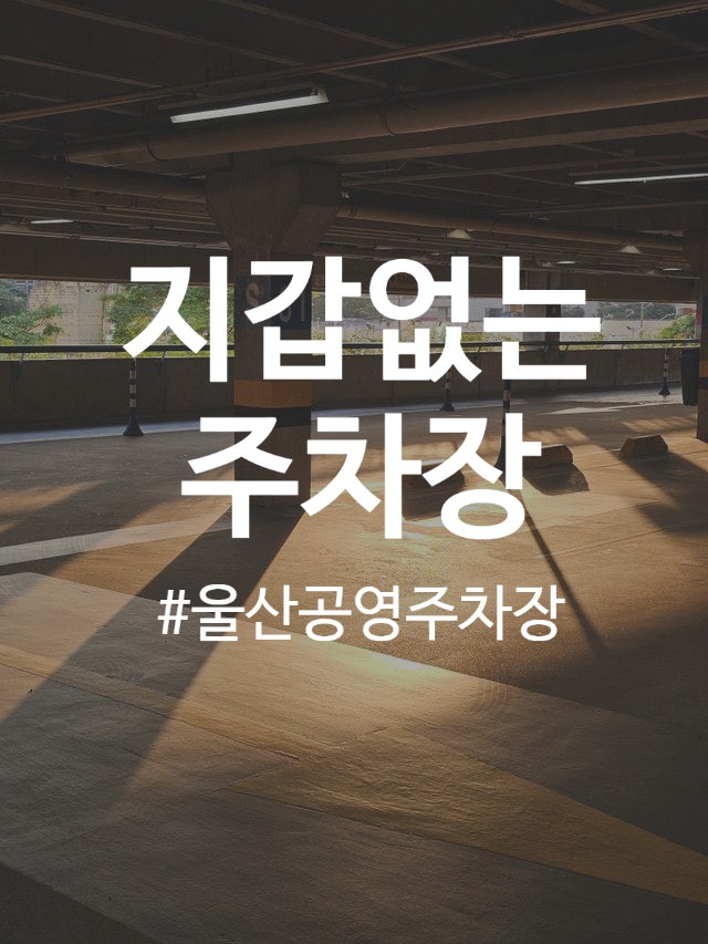 지갑없는 주차장 | 울산공영주차장 스마트주차