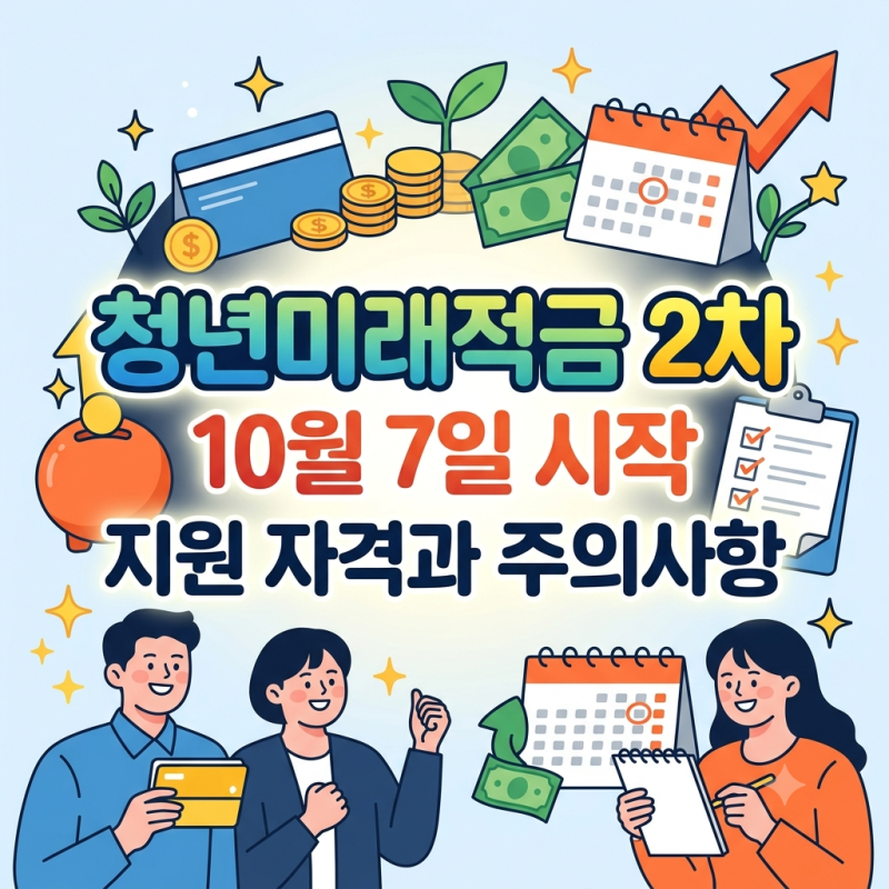 "청년미래적금 2차 신청" 프리랜서·군인도 2,255만원 진짜 받을 수 있을까?