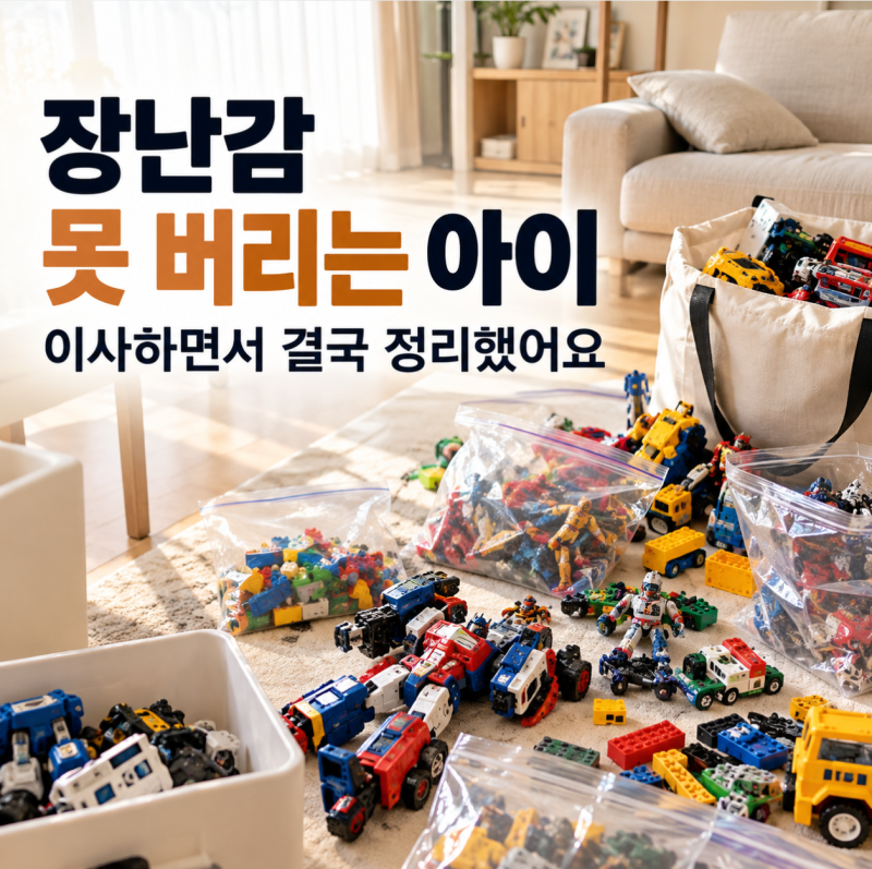 이사 전 아이 장난감 정리, 못 버리게 하던 초5 아들과 이렇게 정리했어요