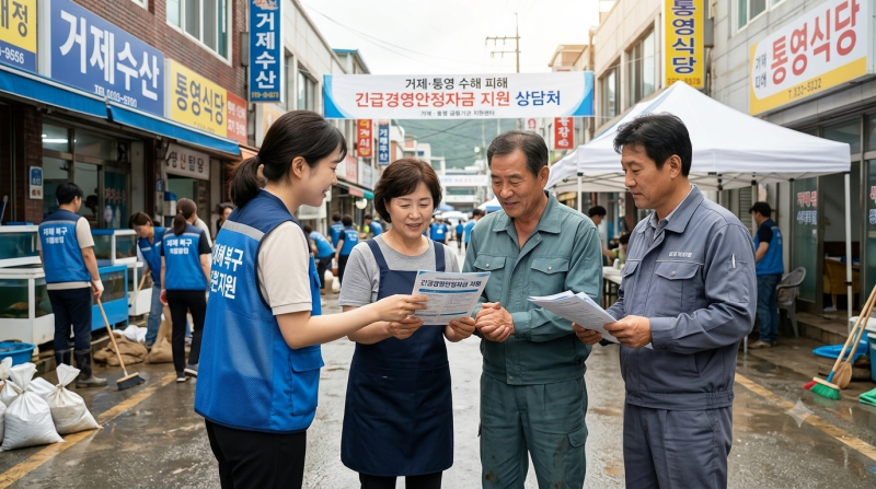 [거제·통영] 집중호우 수해 피해 소상공인 & 중소기업 저금리 대출 지원 총정리 (신청방법, ....