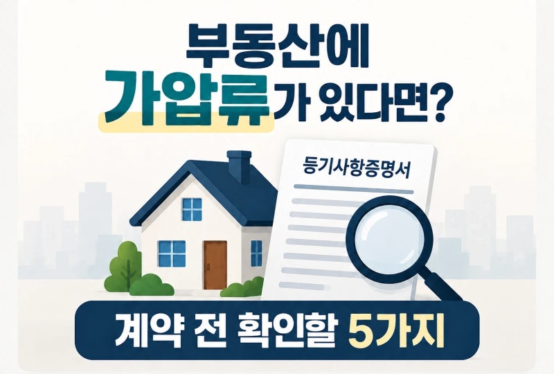 부동산 가압류가 있으면 계약해도 될까? 계약 전 확인사항