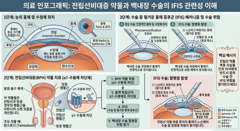 백내장과 전립선비대증의 인과관계｜전립선약·IFIS·보험금 분쟁 핵심정리