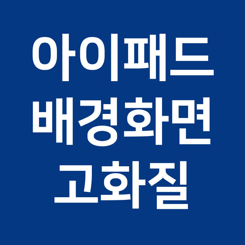 아이패드 배경화면 고화질로 저장해도 뿌옇다면 사이즈 때문, 지브리·키티 추천 총정리