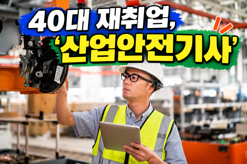 40대 재취업, '산업안전기사' 정말 유리할까.. 응시자격부터 취업 현실까지