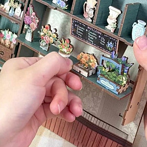 꽃이 피는 가게 미니어처 하우스 DIY키트, 3개월 써보니 없으면 안 될 최애템 등극!