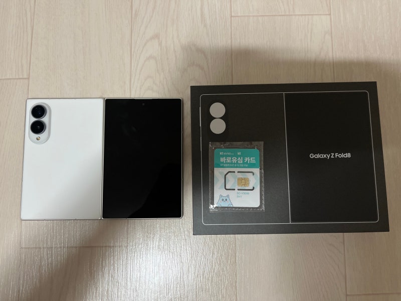 갤럭시 Z폴드8 자급제 KT M모바일 가입 후기｜월 18,500원 요금제 + 편의점 바로유심 셀프개통!