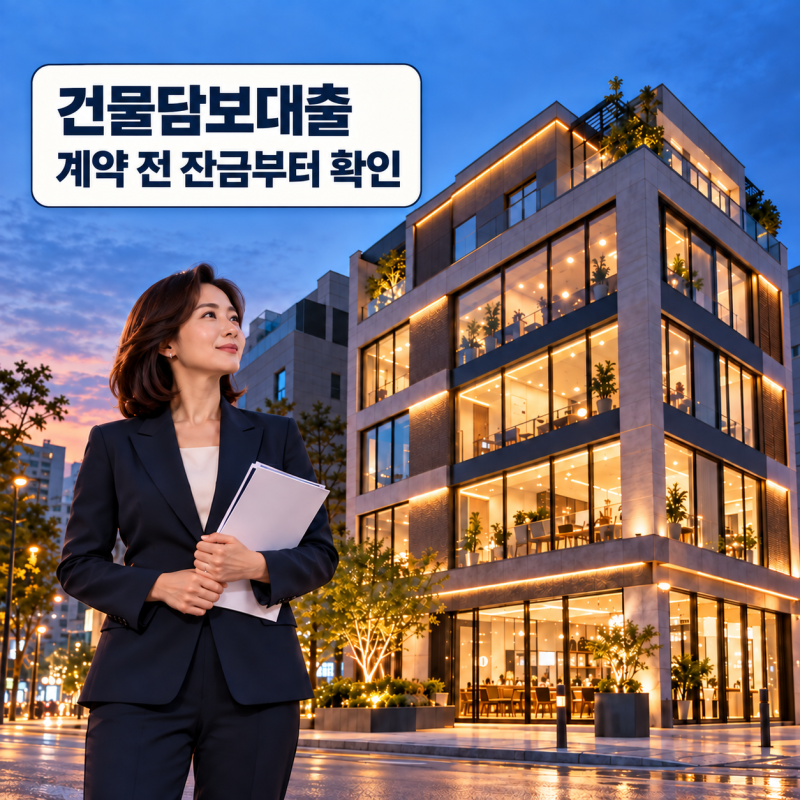 건물담보대출, 감정가 믿고 계약하면 잔금에서 막힙니다