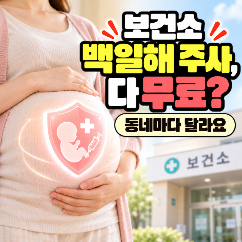 보건소 임산부백일해주사 다 무료일까? 동네마다 갈리는 백일해예방접종 기준