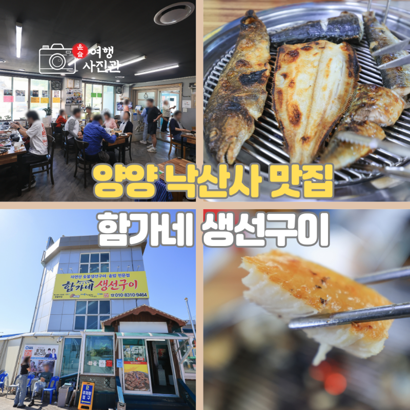 양양 낙산사 맛집 생선구이 먹거리 물치해수욕장 맛집