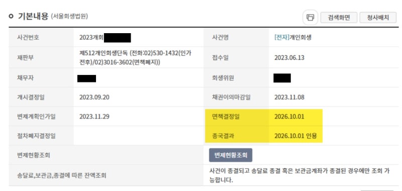 개인회생 변제가 다 끝났다면? (개인 회생 면책 후 )