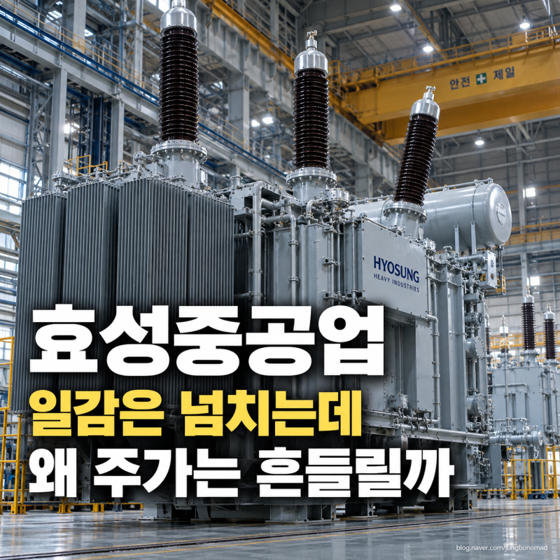 영업이익은 늘어나는데 주가는 흔들린다, 효성중공업의 이상한 구조