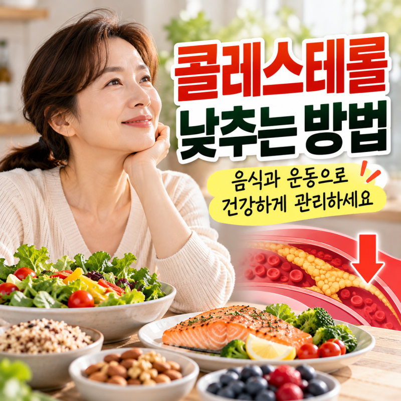 2026 콜레스테롤 낮추는 방법, 음식부터 운동까지 이렇게 관리하세요!