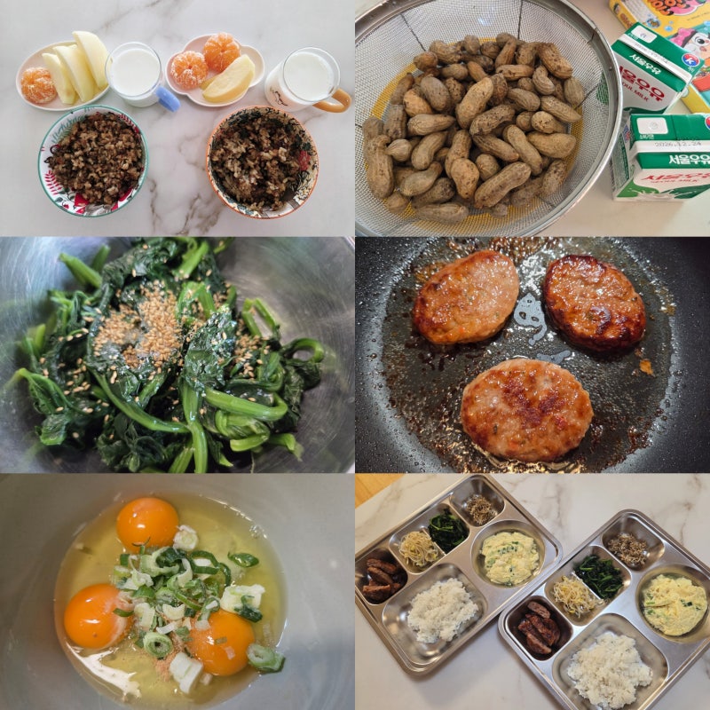 초등 아침, 저녁 현실 집밥 메뉴/ 성장기 아이들을 위한 건강 밥상