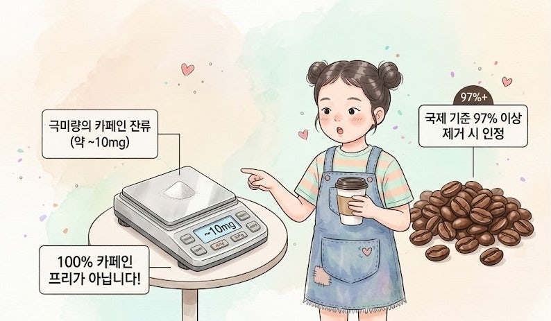 임산부 디카페인 커피 진실, 정말 마음껏 마셔도 될까