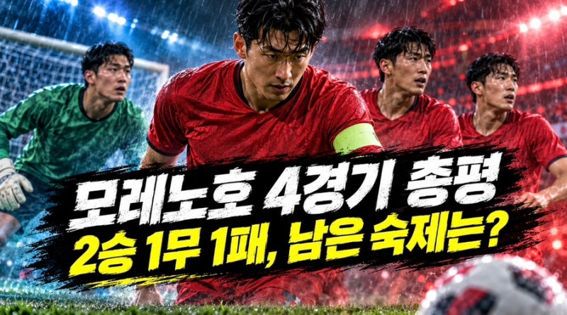 모레노호 4경기 총평｜2승 1무 1패, 승리 뒤에도 남은 숙제