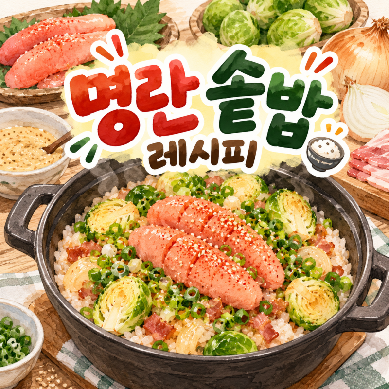 명란솥밥 레시피, 처음 만들어도 고슬고슬하게 성공하는 법