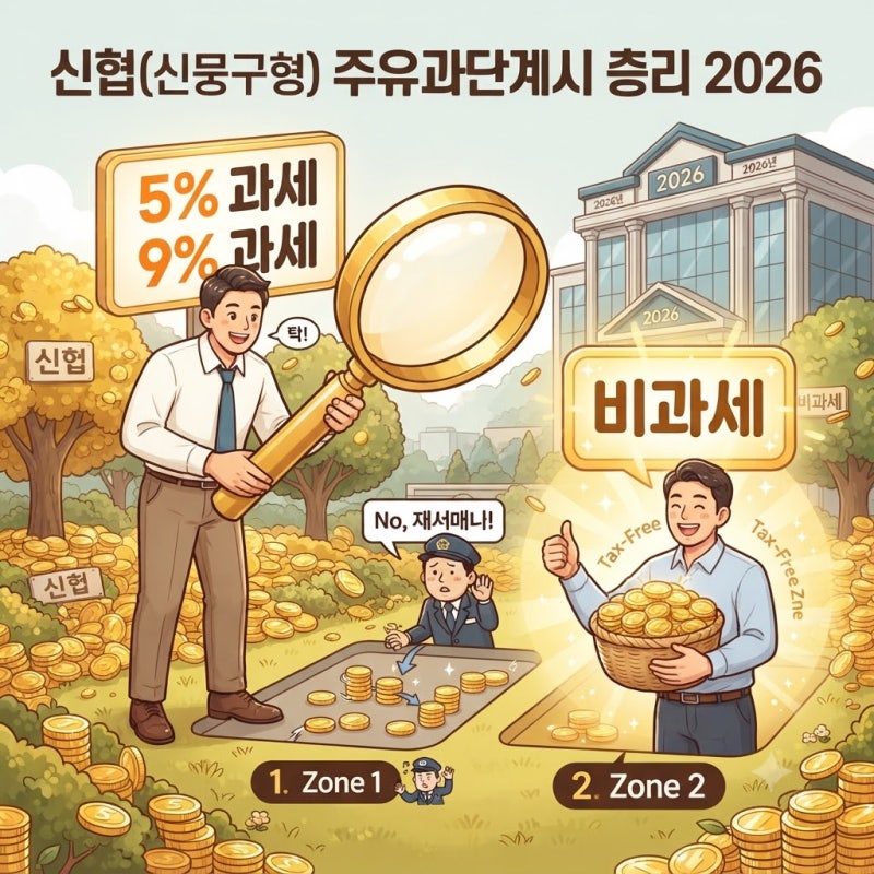 신협 출자금 배당 세금 2026년 총정리: 5%·9% 과세와 비과세 조건 계산법
